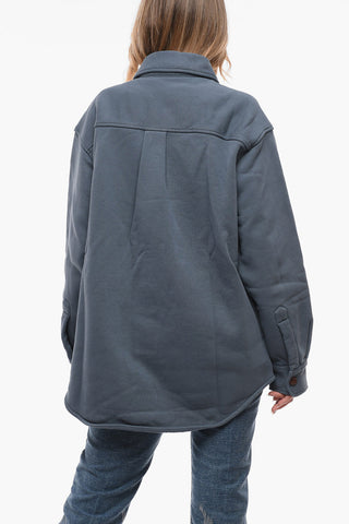 Breast-pocket Jersey Overshirt