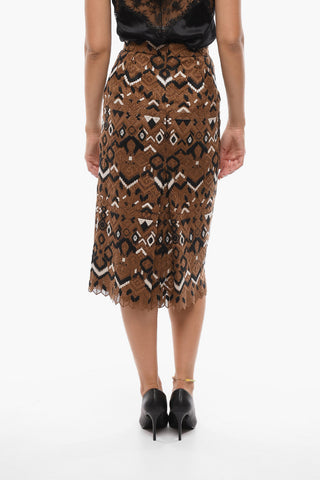 Macramé Longuette with Back Dart