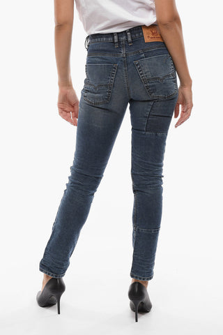 KROOLEY Jogger Denims with Stonewashed Effect