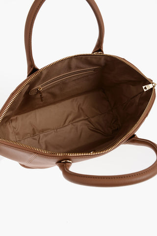 LOVE Eco Leather Tote Bag with Gold Logo