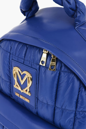 LOVE Quilted Nylon Backpack with Eco Leather Trims