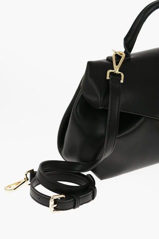 LOVE Faux Leather ECO-FRIENDLY GRACIOUS Shoulder Bag with Metal Heart
