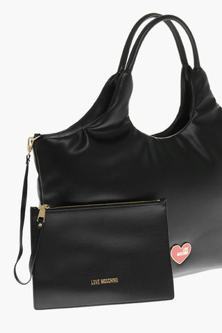 Borsa Hobo MARSHMALLOW Imbottita con Pouch Abbinata