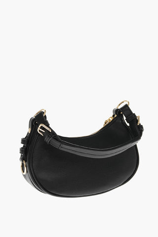 LOVE MOSCHINO Borsa STARRY NIGHT in Ecopelle con Borchie e Logo in Lettering Dorate