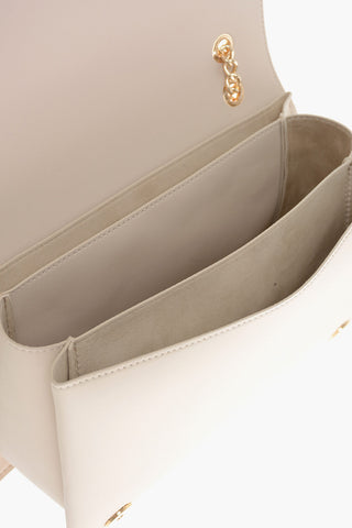 LOVE  Borsa a Spalla In Ecopelle con Logo Dorato in Lettering
