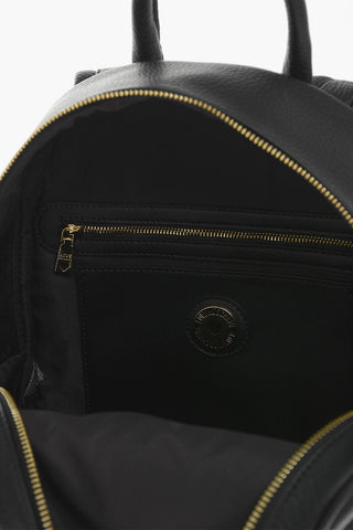 LOVE Hammered Eco-Leather Backpack with Embossed Logo
