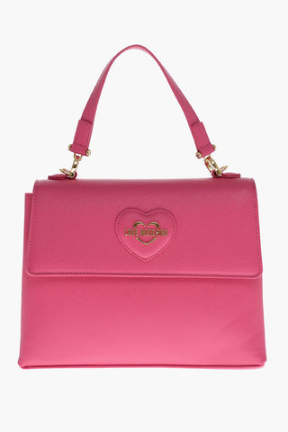 LOVE Borsa a Mano in Ecopelle Saffiano con Tracolla Removibilez