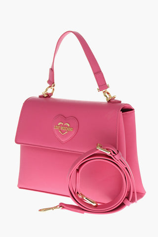 LOVE Handtasche aus Saffiano-Kunstleder mit abnehmbarem Schulterriemen