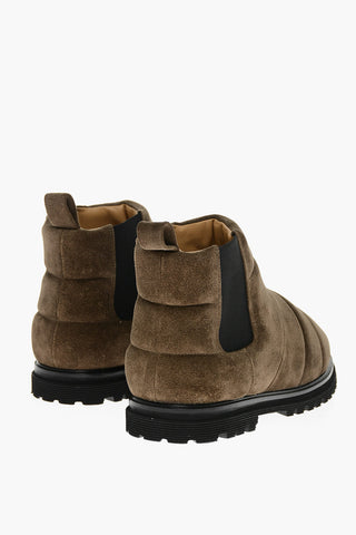 Quilted Suede BEDE Booties