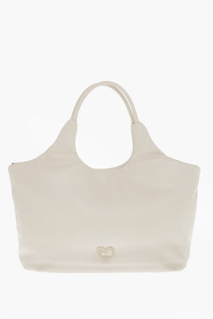 LOVE Faux Leather Hobo Bag MARSHMALLOW with Matching Pouch