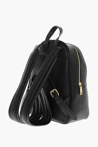 LOVE Faux Leather STARRY NIGHT Backpack with Studs and Golden Details