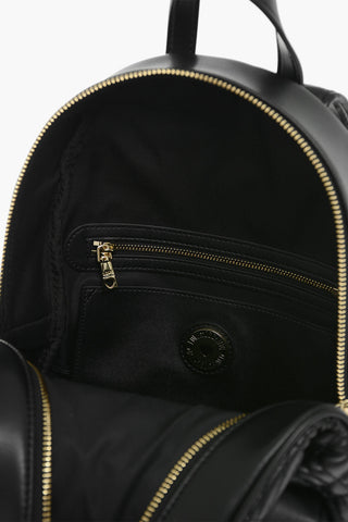 LOVE Quilted Faux Leather Backpack with Golden Details