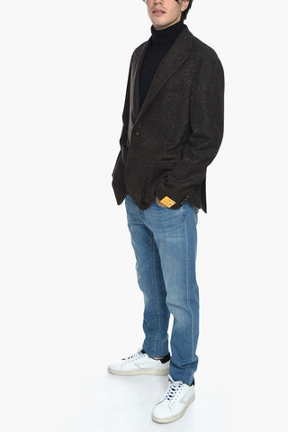 Wool Unlined Single Breasted Blazer