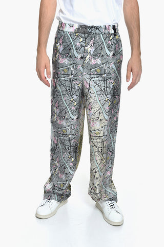 Silk Printed MAP Trousers