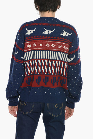 Pullover Girocollo WEST XMASEVE in Lana 