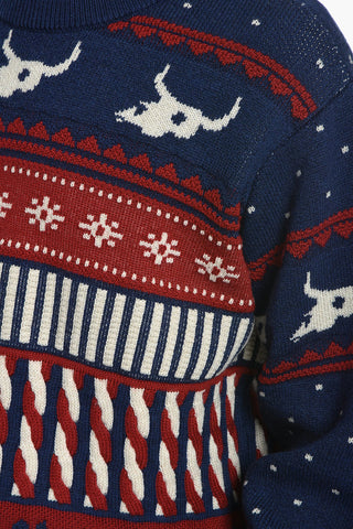 Pullover Girocollo WEST XMASEVE in Lana 