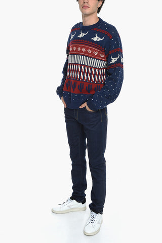 Pullover Girocollo WEST XMASEVE in Lana 