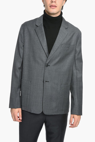Wool Unlined Single Breasted Blazer