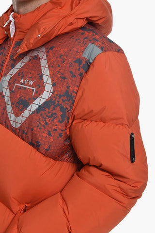 Piumino RUST in Nylon con Cappuccio