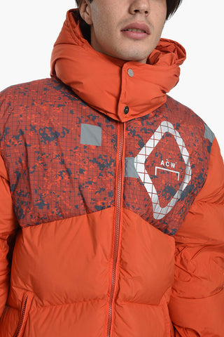 Piumino RUST in Nylon con Cappuccio