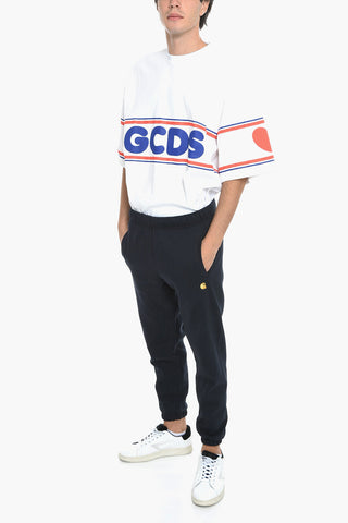 Joggers con Coulisse e Logo Ricamato