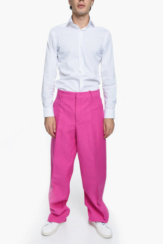 PINK PP Crepe Couture Trousers with Front Pleat