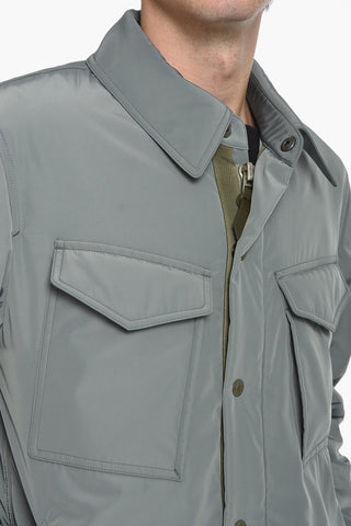 Viscose Multipocket Bomber Jacket
