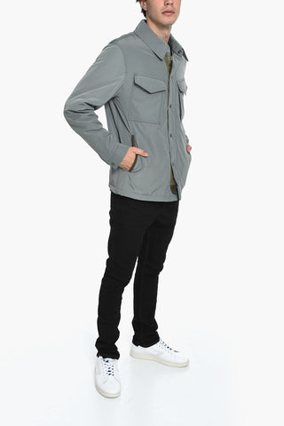 Viscose Multipocket Bomber Jacket