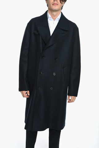 Cappotto Doppiopetto in Lana Cotta