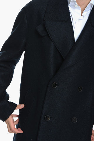Cappotto Doppiopetto in Lana Cotta