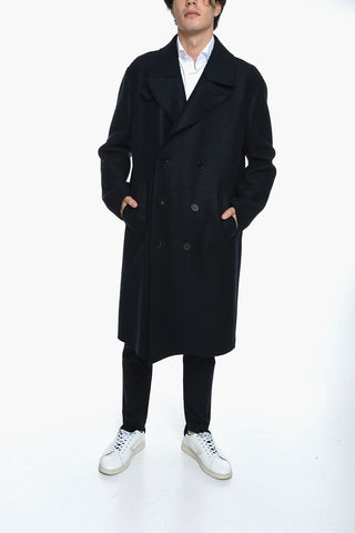 Cappotto Doppiopetto in Lana Cotta