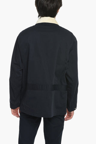 Velvet Neck Lined Jacket