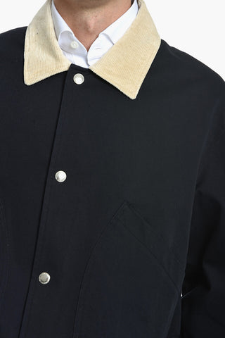 Velvet Neck Lined Jacket
