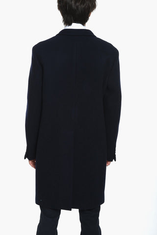 Cloth Wool Coat with Flap Pockets