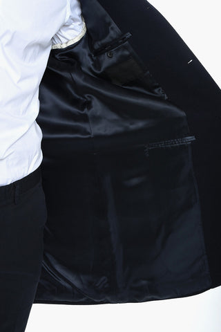 Cloth Wool Coat with Flap Pockets