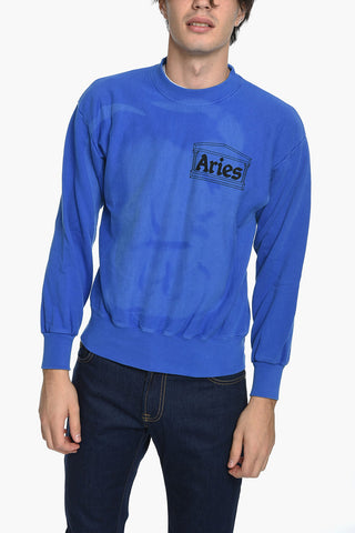 SUNBLEACHED CROSS GRAIN Sweatshirt with Logo Print