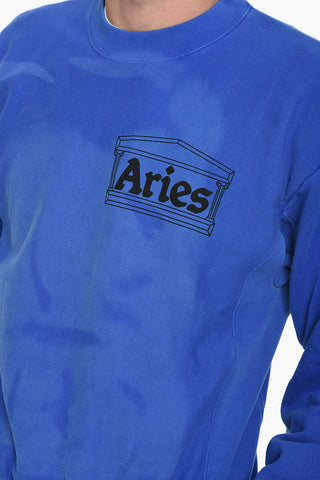 SUNBLEACHED CROSS GRAIN Sweatshirt with Logo Print