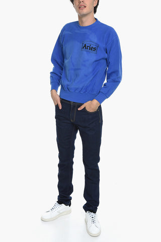 SUNBLEACHED CROSS GRAIN Sweatshirt with Logo Print