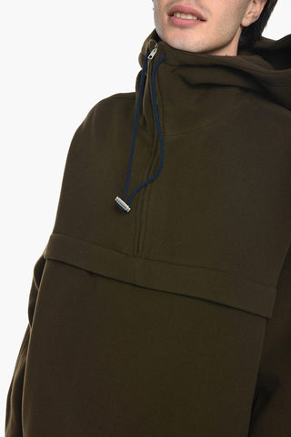Fleece Hoodie With Drawstrings