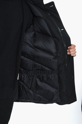Piumino GTX ARCTIC in Tinta Unita con Bordo Staccabile in Vera Pelliccia
