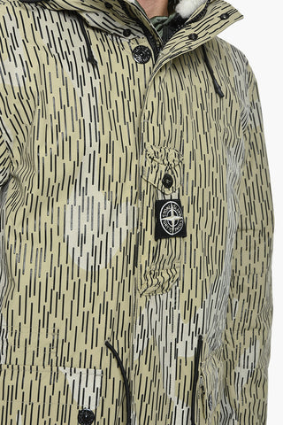 Two-layered Jacket with All-over Graphic Pattern