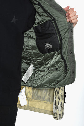 Two-layered Jacket with All-over Graphic Pattern