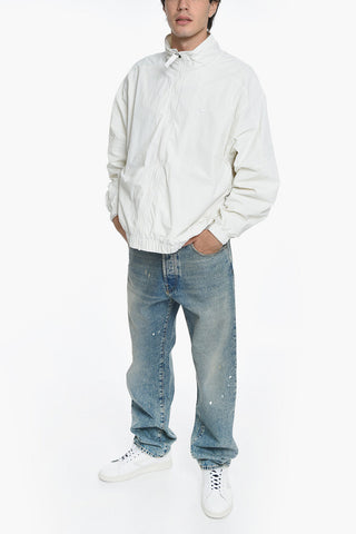 Giacca a Vento in Nylon con Chiusura Zip