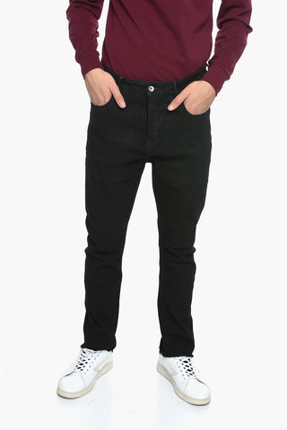 DRKSHDW Pantaloni 5 Tasche in Cotone con Passanti