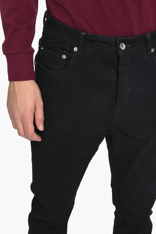 DRKSHDW Pantaloni 5 Tasche in Cotone con Passanti
