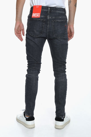 Jeans D-AMNY a Vita Alta con Skinny Fit 15cm