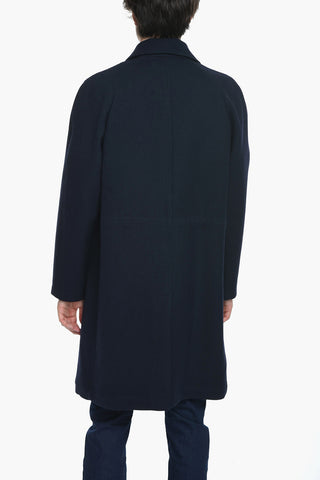 Half-lined Single Breasted Wool Coat
