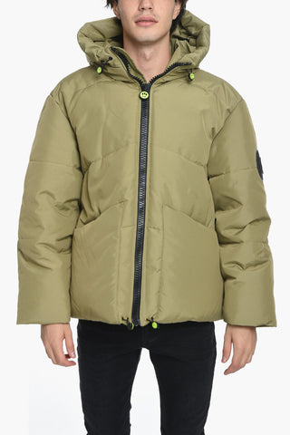CERTILOGO Nylon Padded Jacket with Maxi Pockets