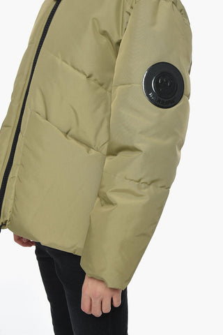 CERTILOGO Giubbotto Imbottito in Nylon con Maxitasche