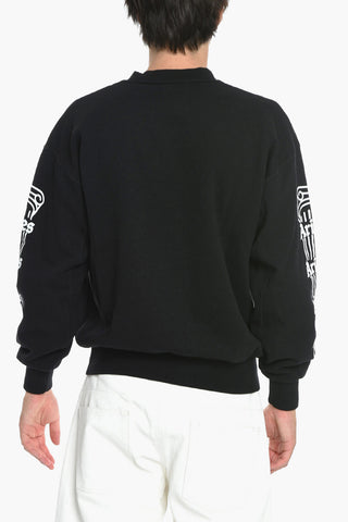 COLUMN Sweatshirt with Contrasting Logo Print